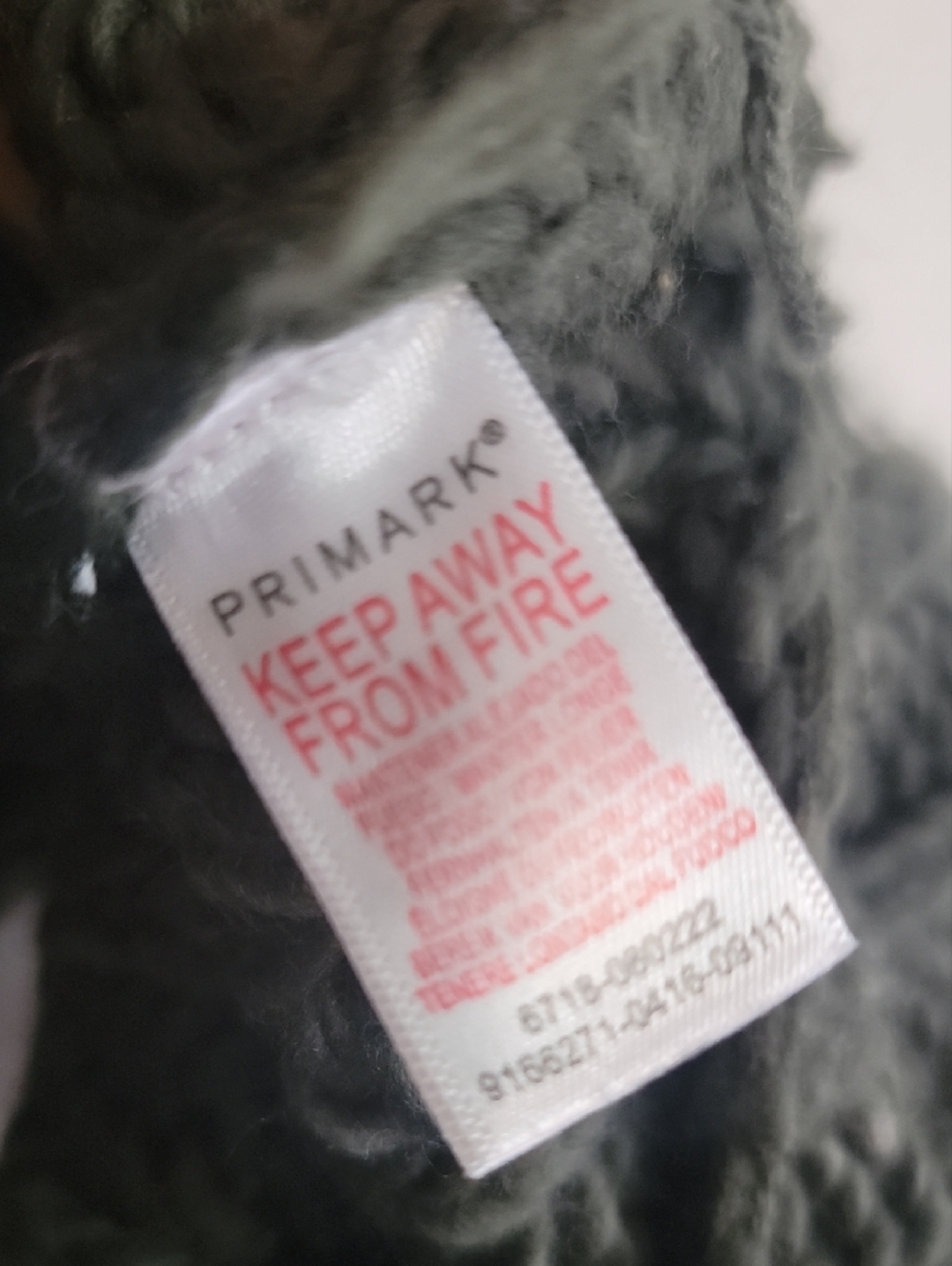 Primark Dark Gray Ribbed Knit Infinity Scarf - Picture 2 of 5